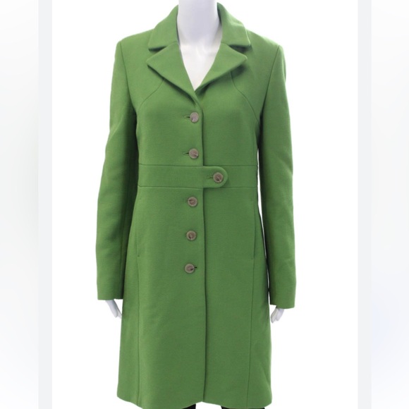 J. Crew Jackets & Blazers - J crew vintage Green wool Women's Coat size 6